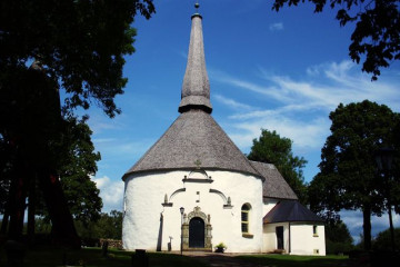 203-06.08. Unterwesg in Falbygden-Kirche von Skoerstorp